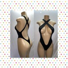 3116 1pc Spandex black