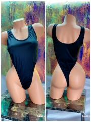 3028 1pc Spandex Black Set