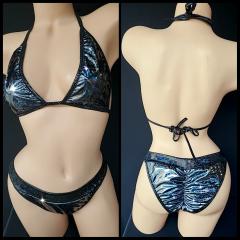 3097 2pc Glass Vinyl Black M/L