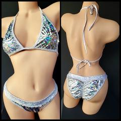 3097 2pc Glass Vinyl Silver M/L