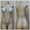 4071B 1Pc  Metallic FoiL Silver O/s